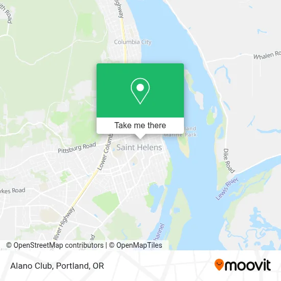 Alano Club map