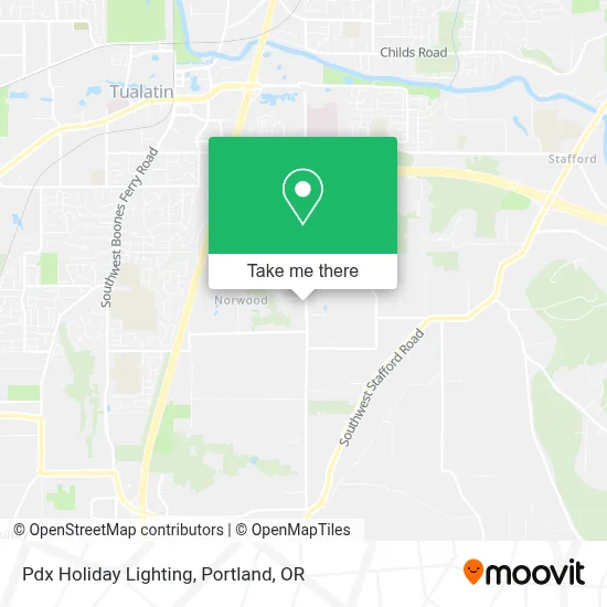 Pdx Holiday Lighting map