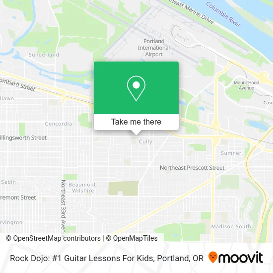 Rock Dojo: #1 Guitar Lessons For Kids map