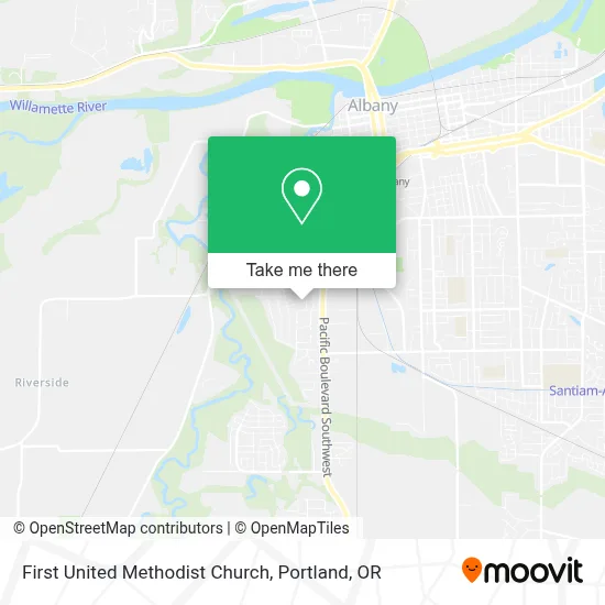 First United Methodist Church map