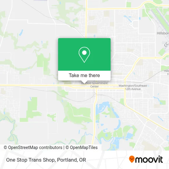 One Stop Trans Shop map