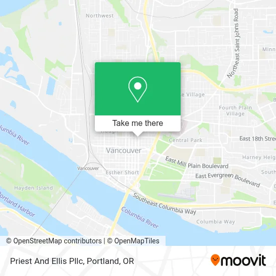 Priest And Ellis Pllc map