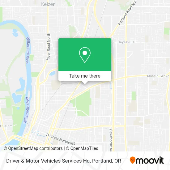 Driver & Motor Vehicles Services Hq map