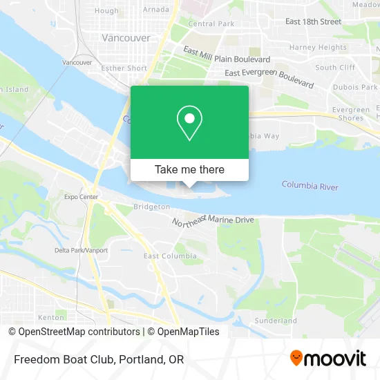 Freedom Boat Club map