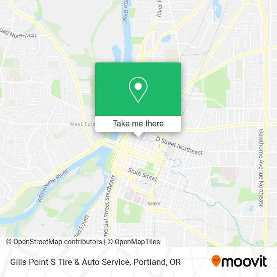 Gills Point S Tire & Auto Service map
