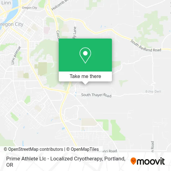 Prime Athlete Llc - Localized Cryotherapy map