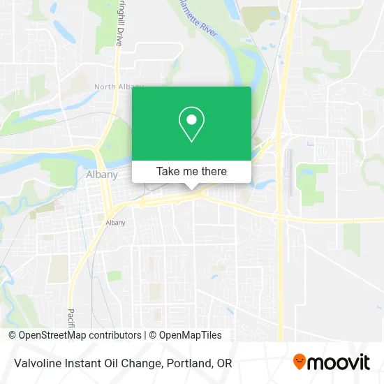 Valvoline Instant Oil Change map