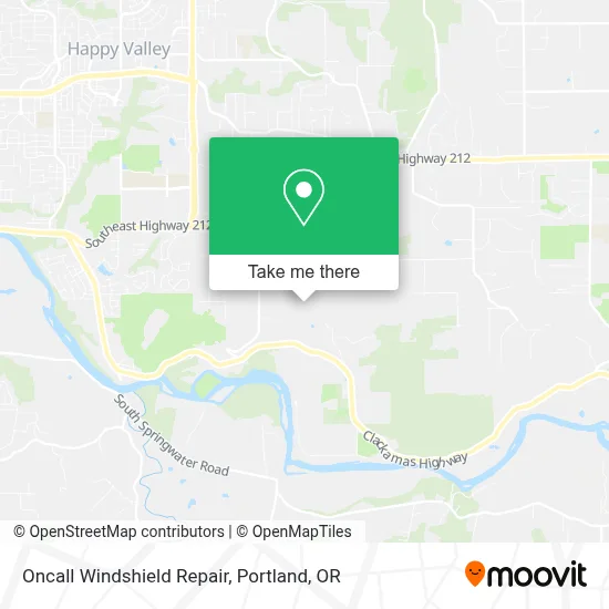 Oncall Windshield Repair map