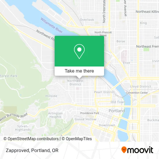 Zapproved map