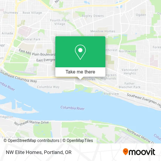 NW Elite Homes map
