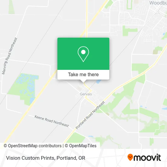 Vision Custom Prints map