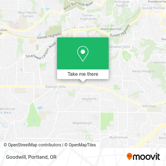 Goodwill map