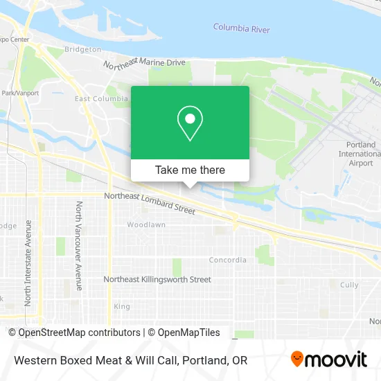 Western Boxed Meat & Will Call map