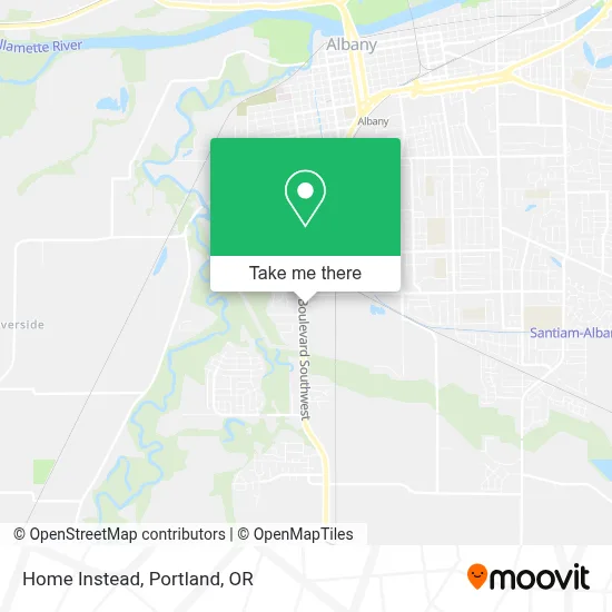 Home Instead map