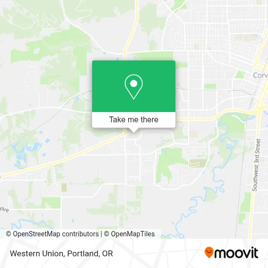 Western Union map