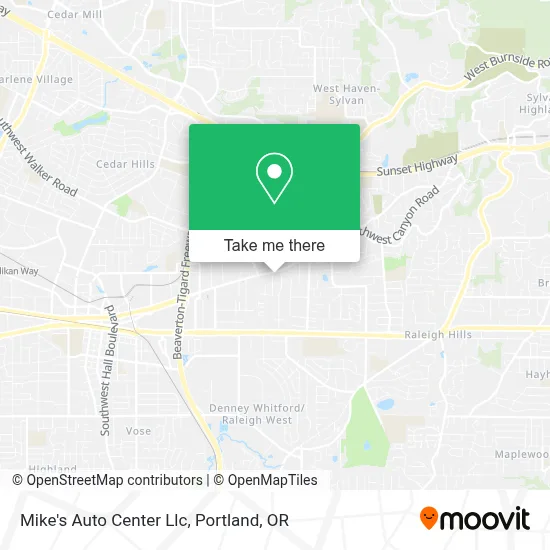 Mike's Auto Center Llc map