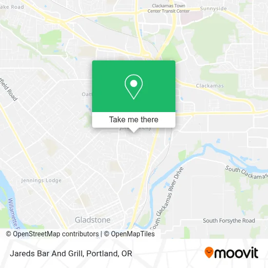 Jareds Bar And Grill map