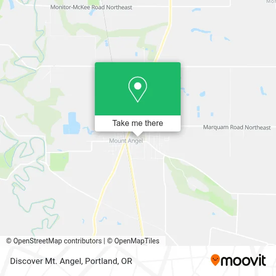 Discover Mt. Angel map
