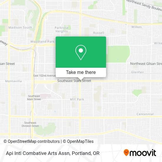 Api Intl Combative Arts Assn map
