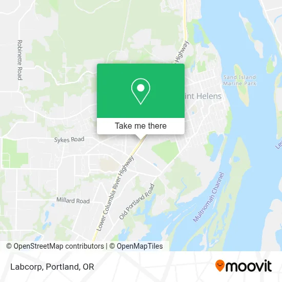 Labcorp map
