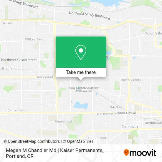 Megan M Chandler Md | Kaiser Permanente map