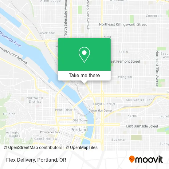 Flex Delivery map
