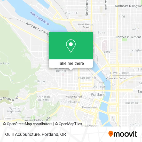Quill Acupuncture map