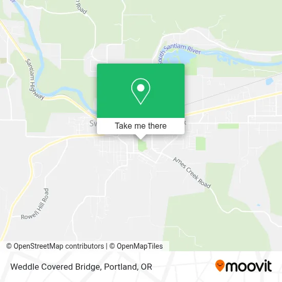 Weddle Covered Bridge map