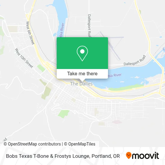 Bobs Texas T-Bone & Frostys Lounge map