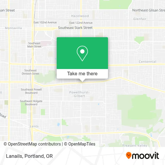 Lanails map