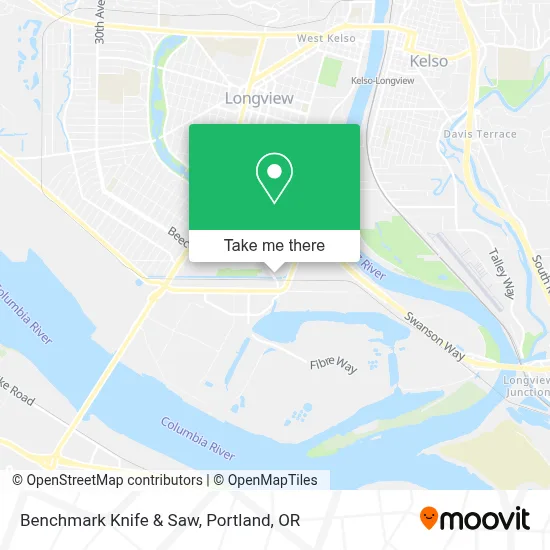Benchmark Knife & Saw map