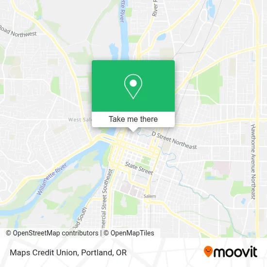 Maps Credit Union map