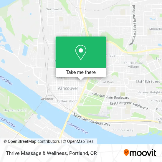 Thrive Massage & Wellness map