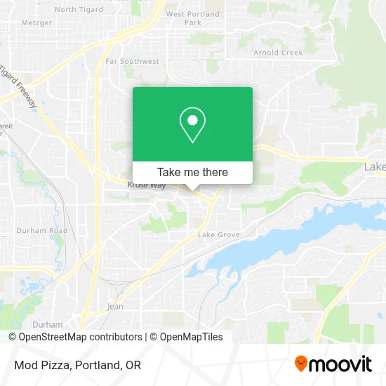 Mod Pizza map