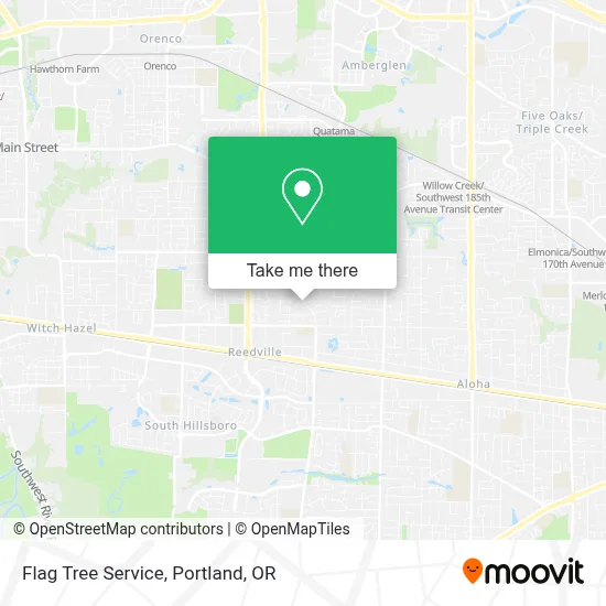 Flag Tree Service map