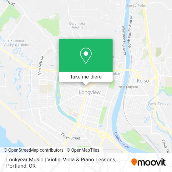 Lockyear Music | Violin, Viola & Piano Lessons map