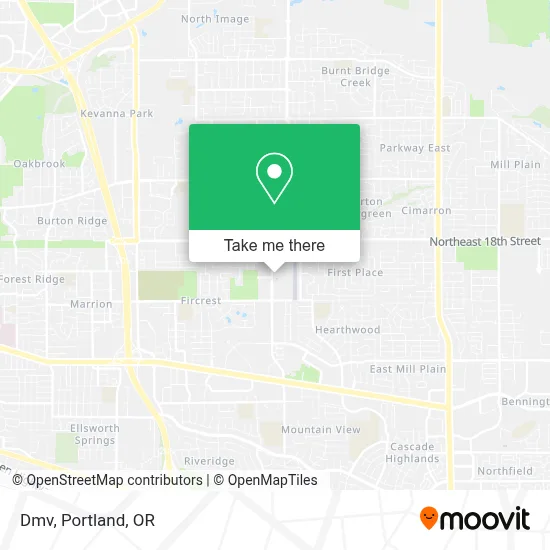 Dmv map