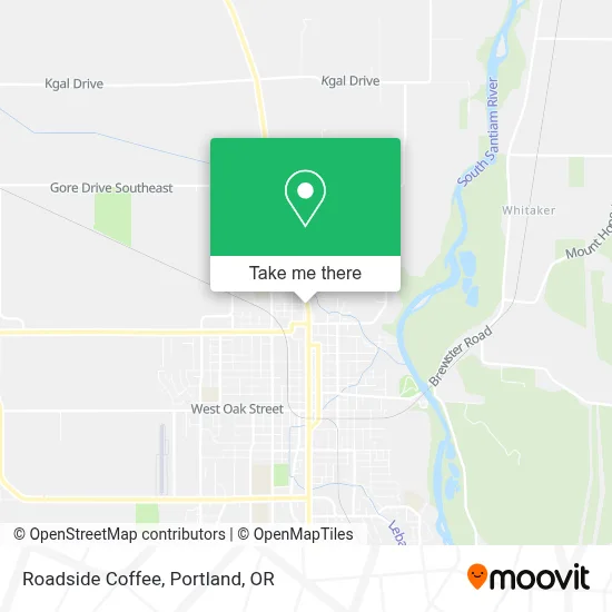 Roadside Coffee map
