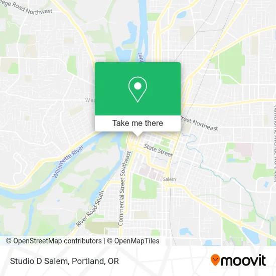 Studio D Salem map