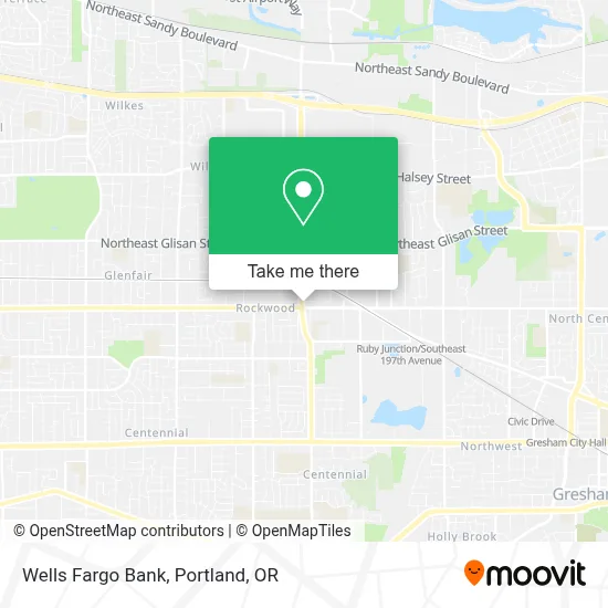 Wells Fargo Bank map