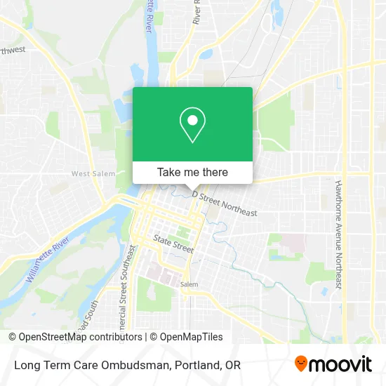 Long Term Care Ombudsman map