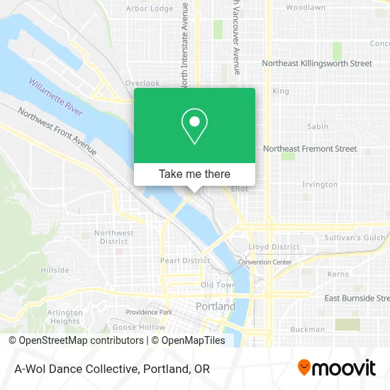 A-Wol Dance Collective map