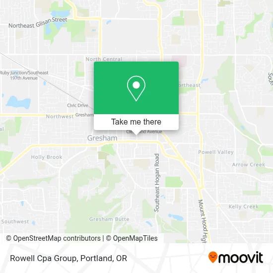 Rowell Cpa Group map