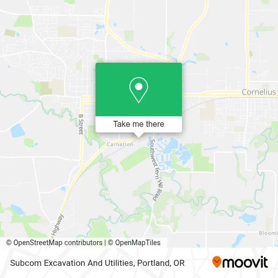 Subcom Excavation And Utilities map