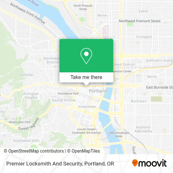 Premier Locksmith And Security map