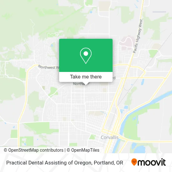 Practical Dental Assisting of Oregon map