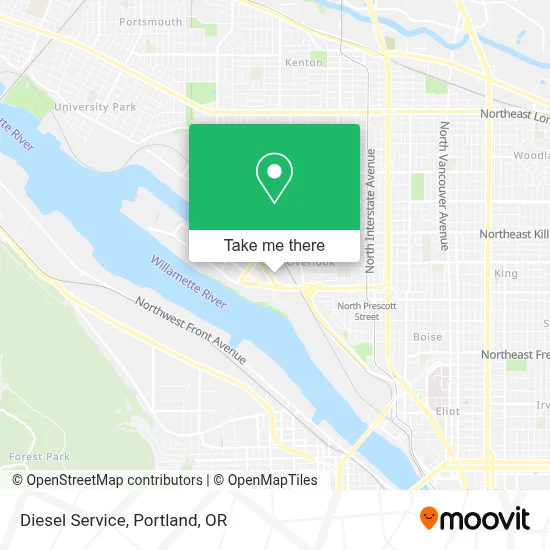 Diesel Service map