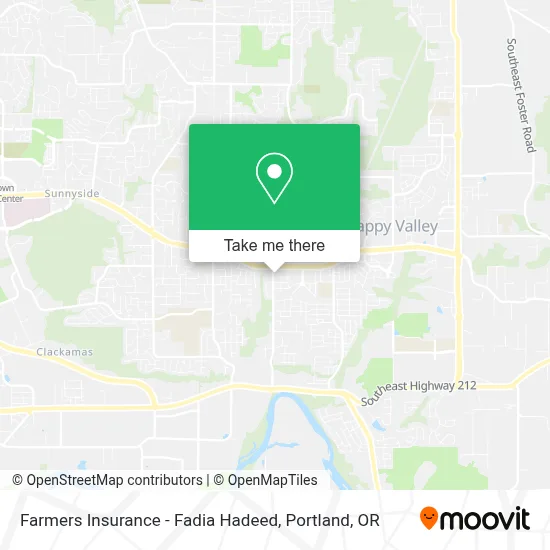 Farmers Insurance - Fadia Hadeed map
