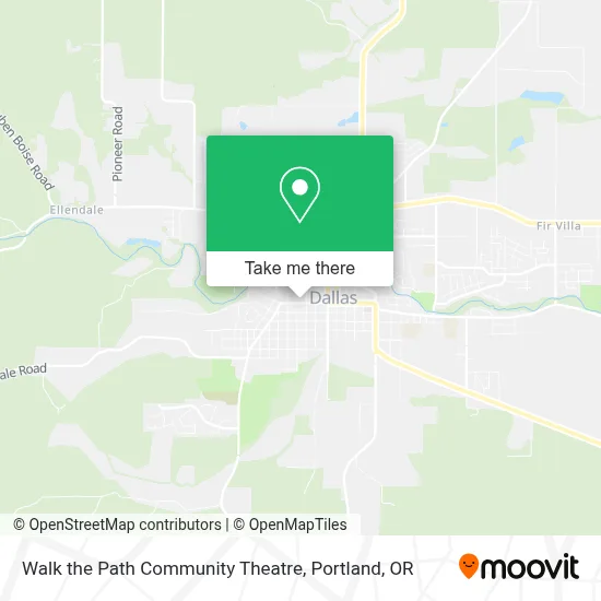 Walk the Path Community Theatre map
