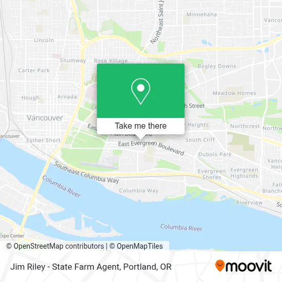 Jim Riley - State Farm Agent map